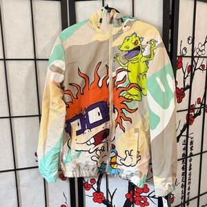 Nickelodeon Rugrats Cartoon Jacket with Pastel Hues NWT